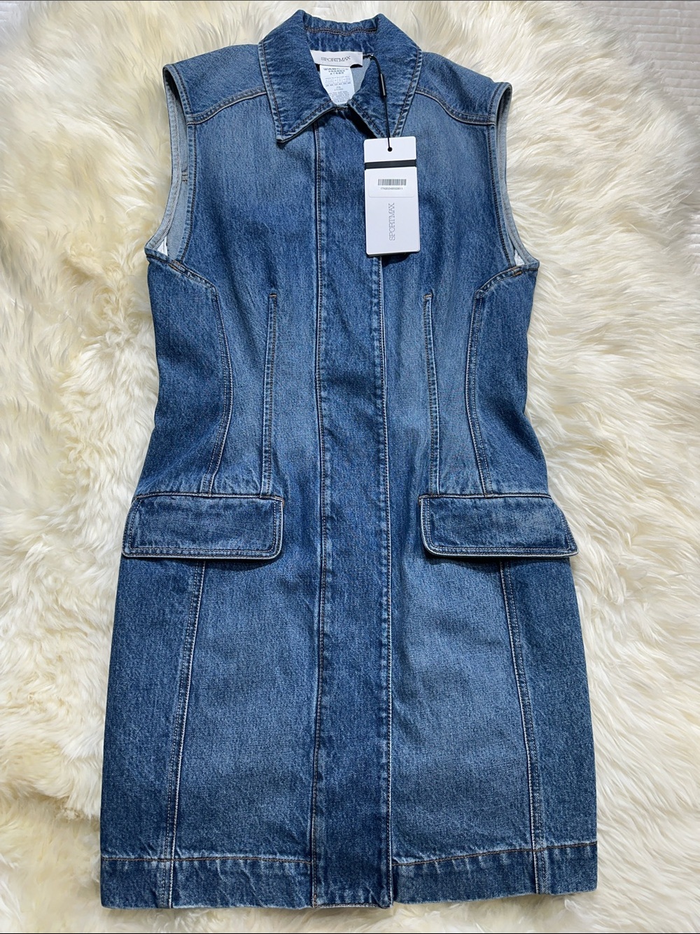 Sportmax Denim Short Dress Carabo